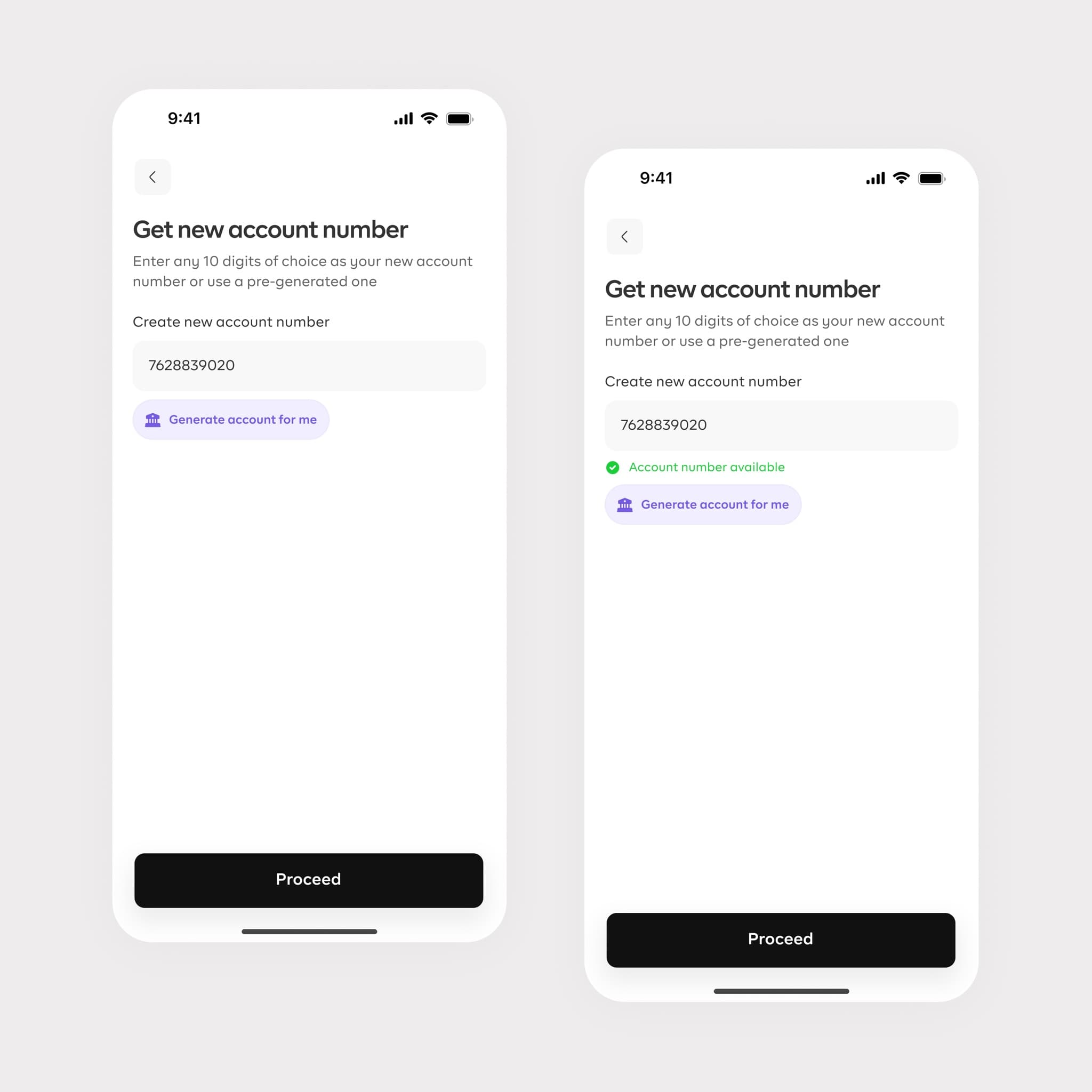 Sub-accounts screen 4