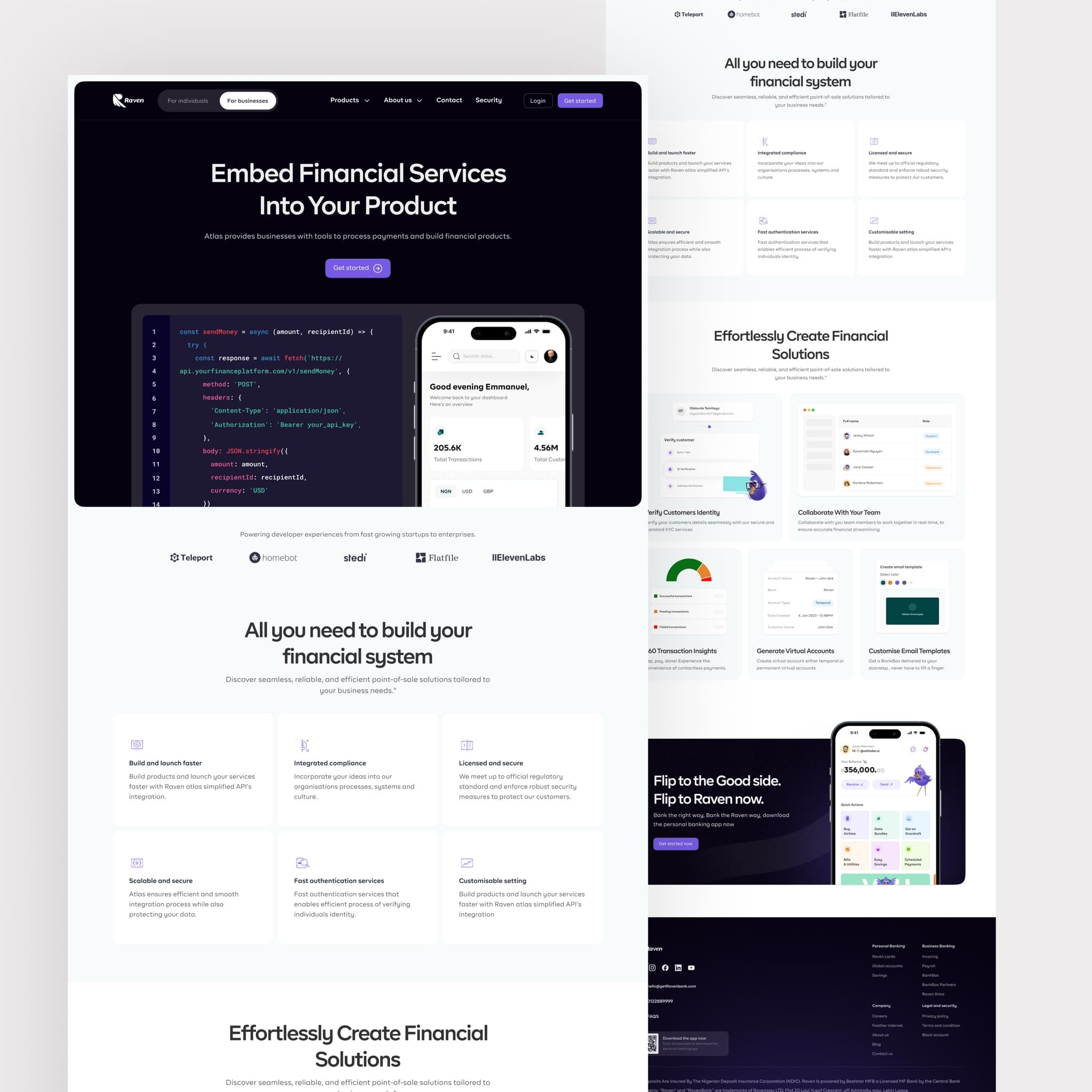 Raven Atlas page on the Raven Bank website